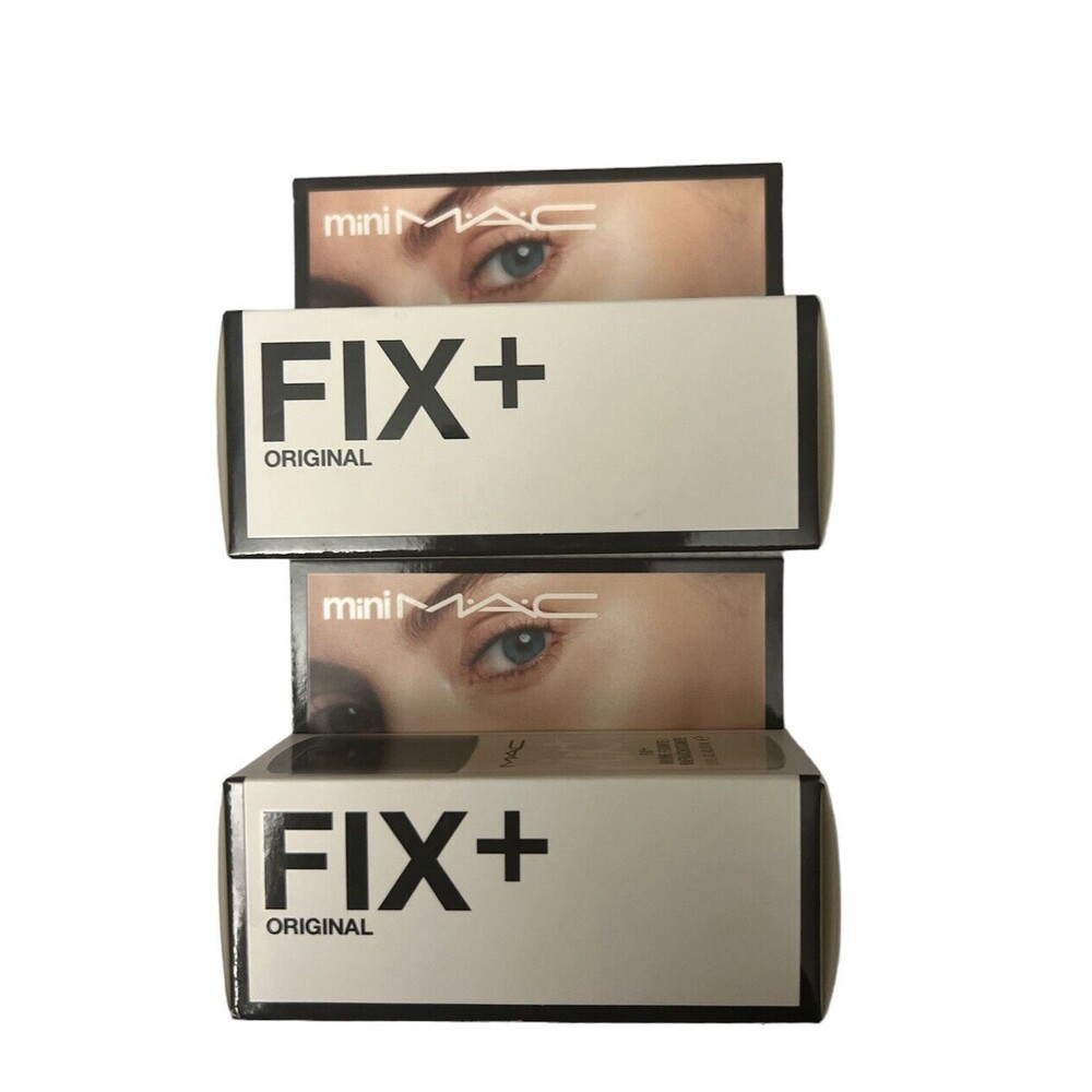 MAC Prep+Prime Fix Plus Sized To Go Mini Mist Setting Spray 1oz 30ml Set of Two - Picture 3 of 3